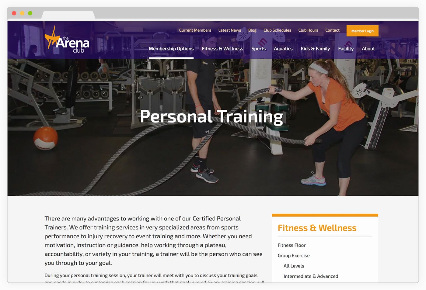 TAC Personal Training Page